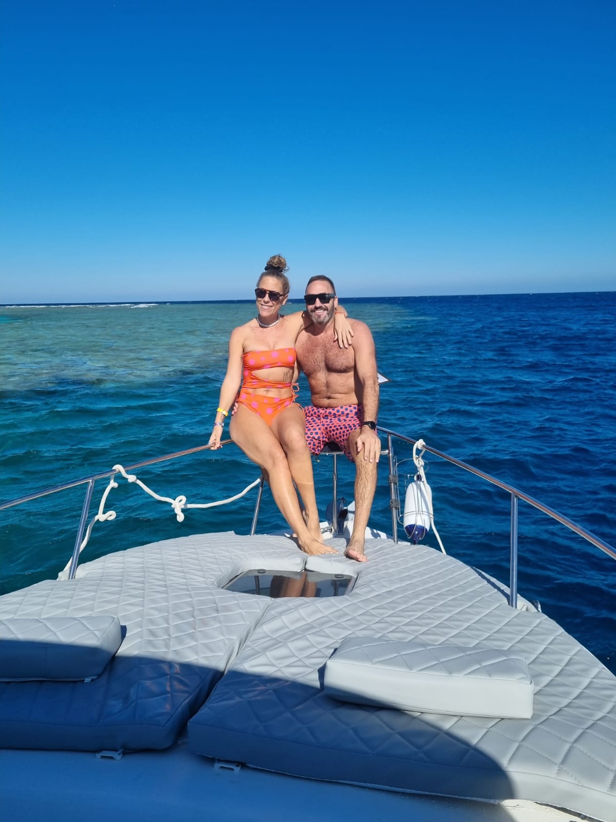 Snorkeling above a vibrant reef